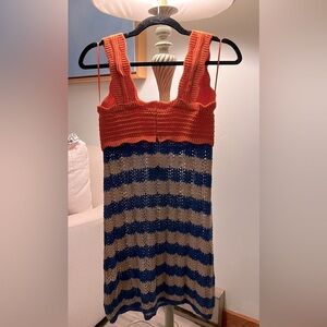 Zara Striped Knit Mini Dress Size Small
